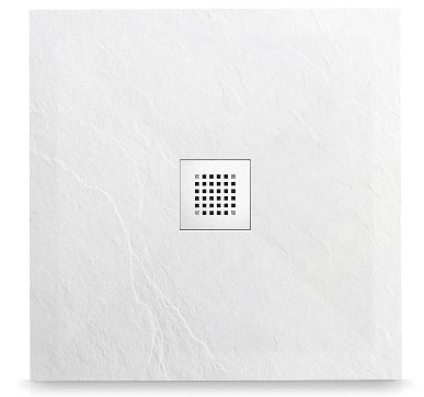 Balneo Stone Tray plato de ducha cuadrado 90x90 cm blanco STFWH909025