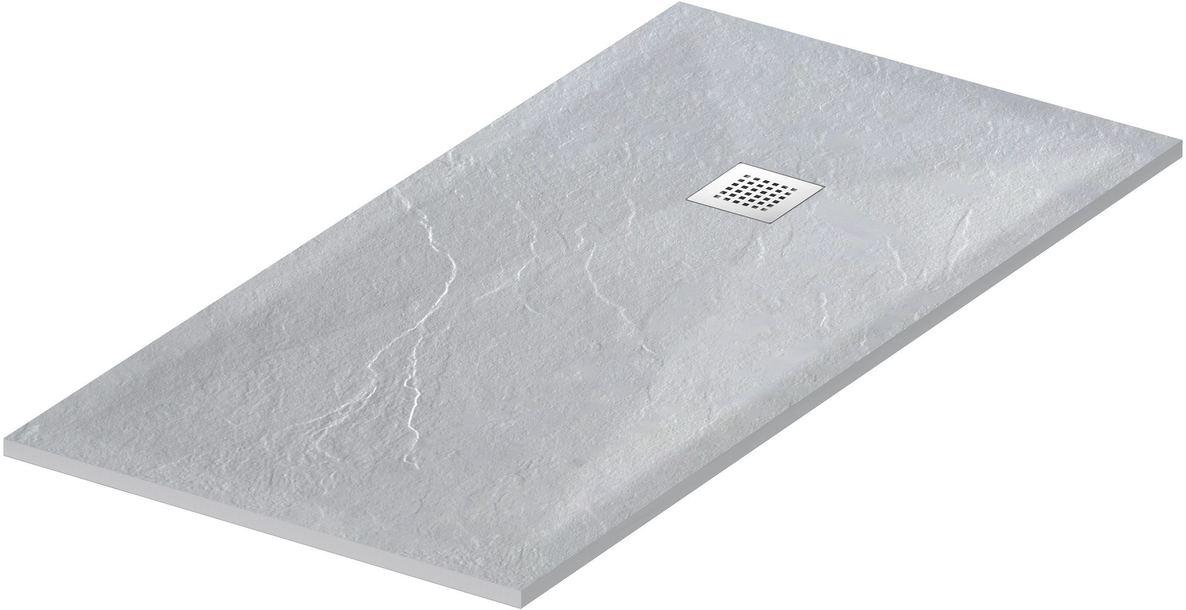 Balneo Stone Tray plato de ducha rectangular 100x90 cm gris STFLG9010025