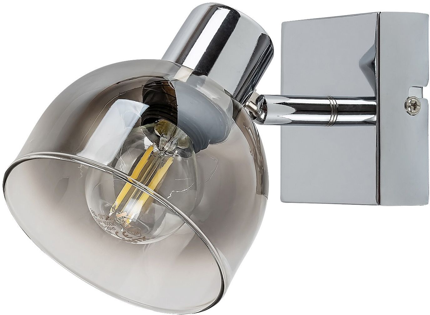 Rabalux Tarien lámpara de pared 1x40 W cromo-ahumado 3248