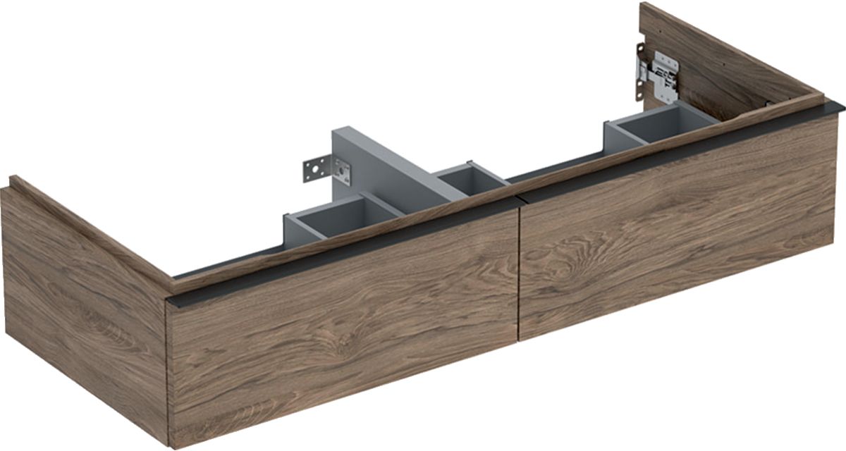 Geberit iCon armario 118.4x47.6x24.7 cm suspendido, para lavabo nogal-volcánico 502.314.JR.1
