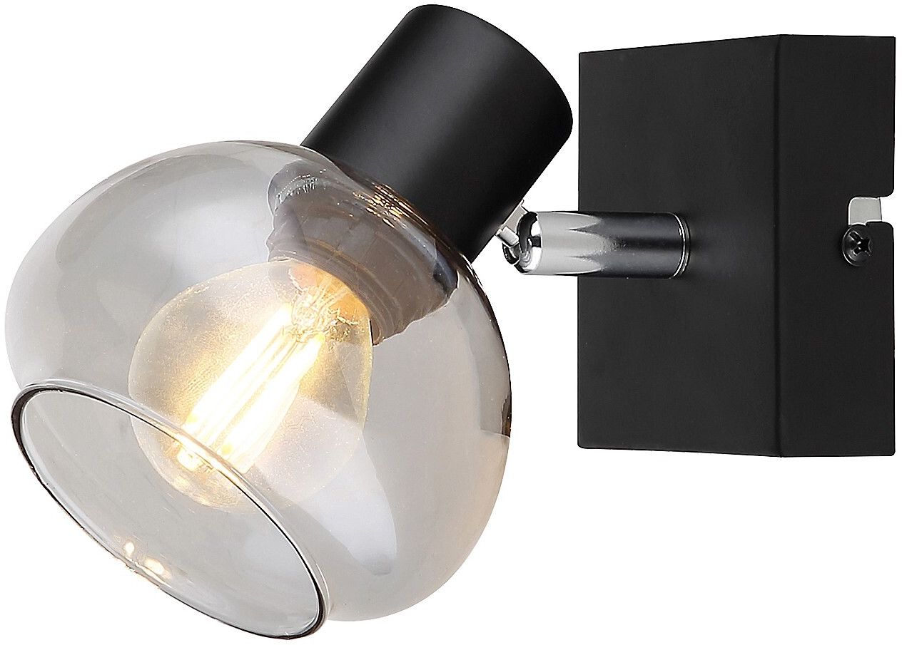 Rabalux Sullivan lámpara de pared 1x40 W negro-ahumado 3295
