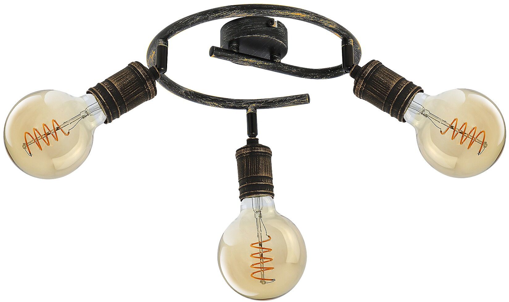 Rabalux Fidel lámpara de techo 3x25 W oro 3216
