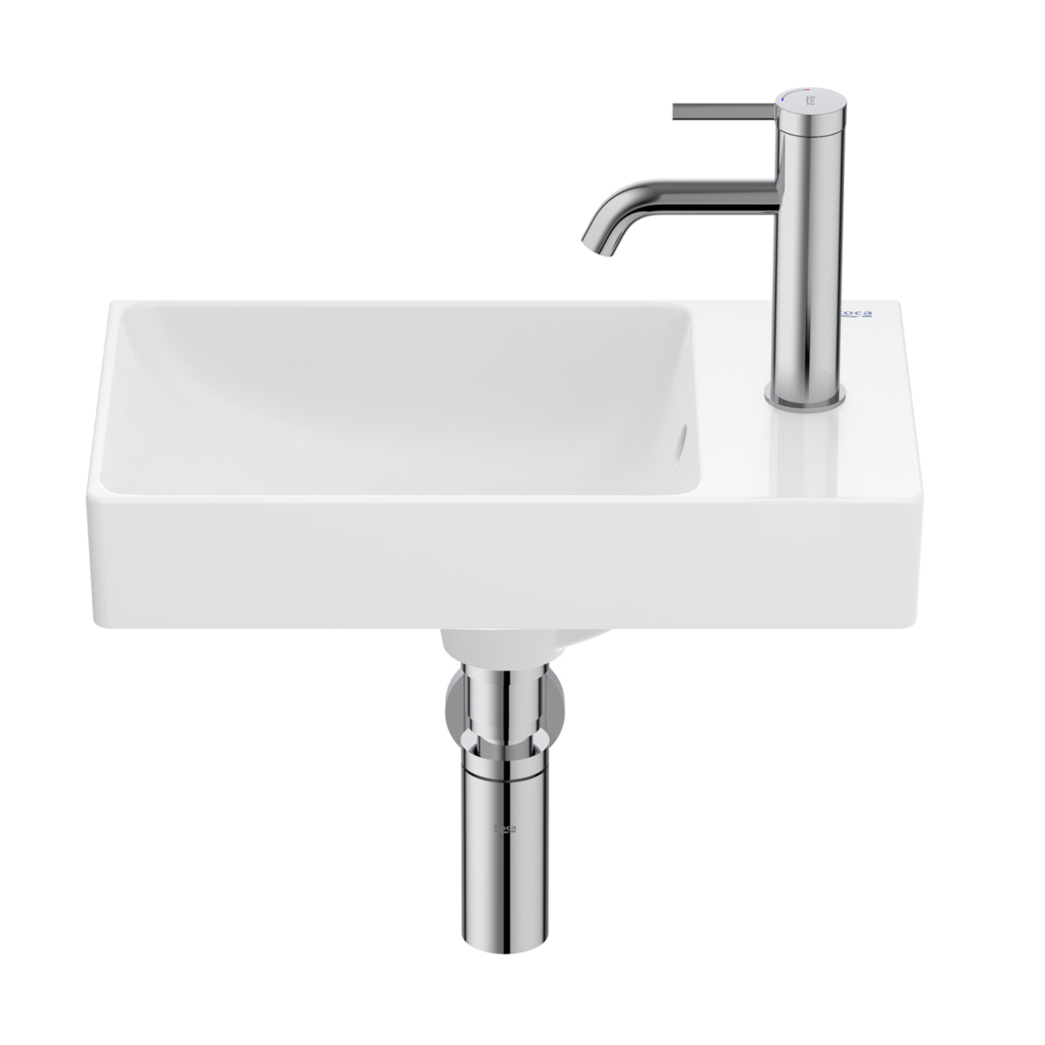 Roca Ona lavabo 45x26 cm rectangular clásico blanco A327681000