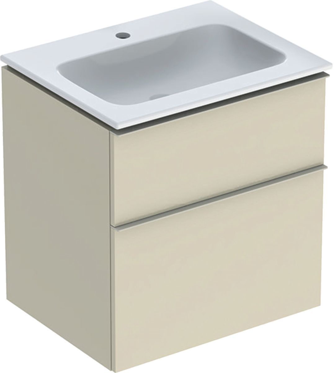 Geberit iCon lavabo con mueble 60 cm gris 502.335.JL.1