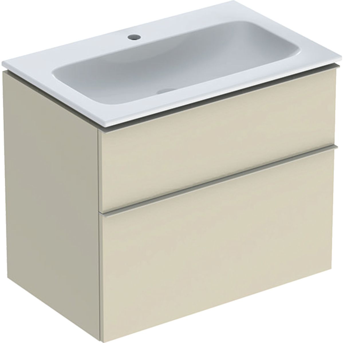 Geberit iCon lavabo con mueble 75 cm gris 502.336.JL.1
