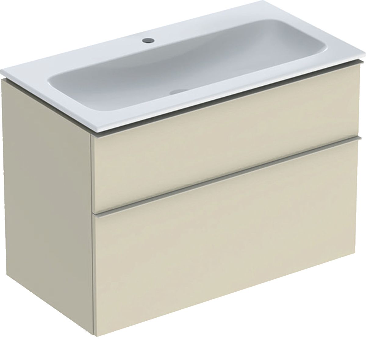 Geberit iCon lavabo con mueble 90 cm gris 502.337.JL.1