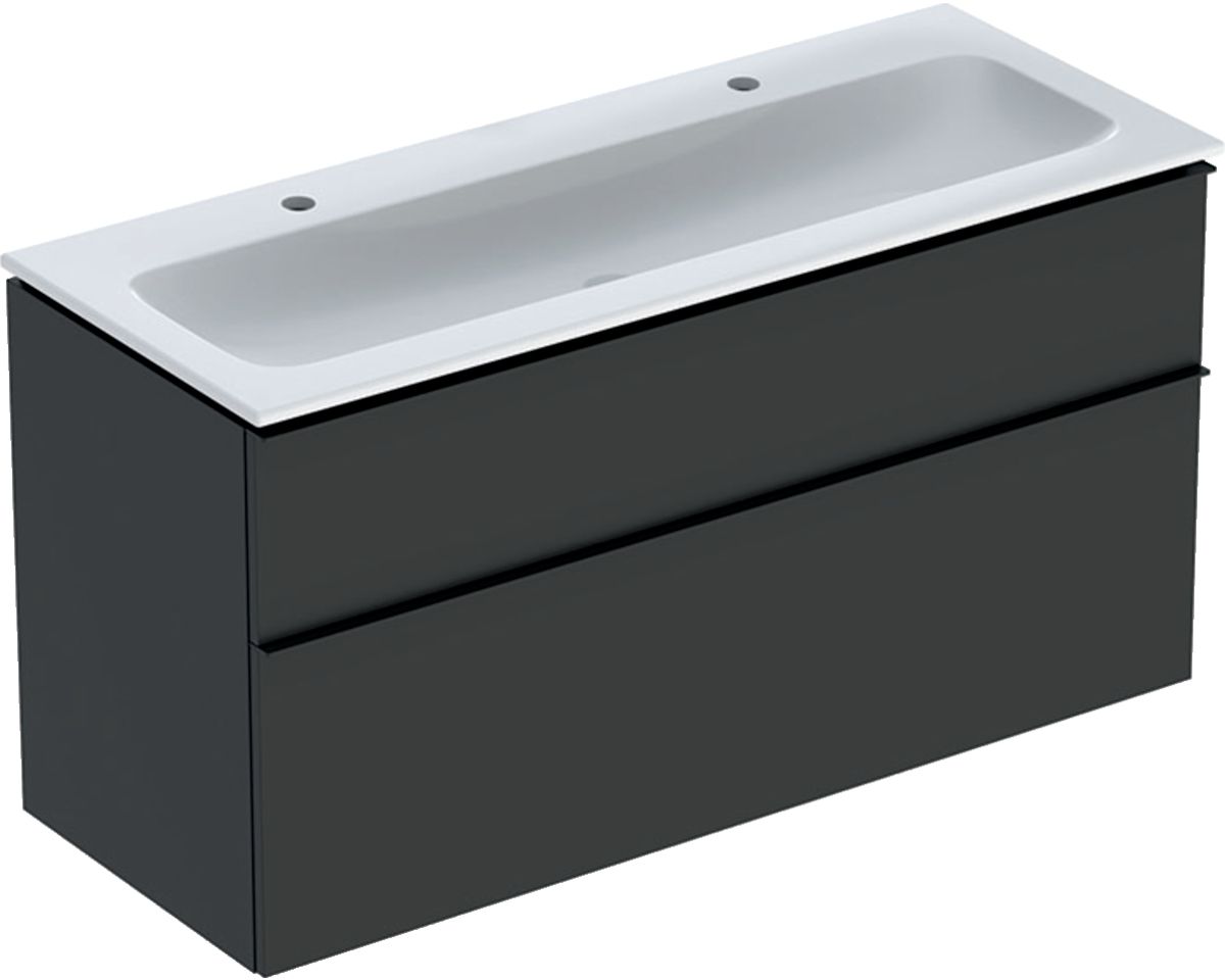 Geberit iCon lavabo con mueble 120 cm grafito 502.338.JK.1