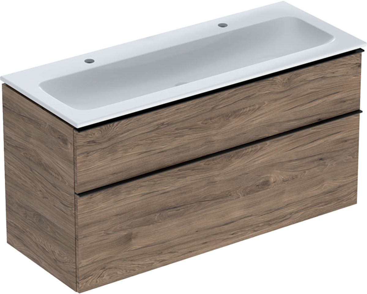 Geberit iCon lavabo con mueble 120 cm nogal 502.338.JR.1
