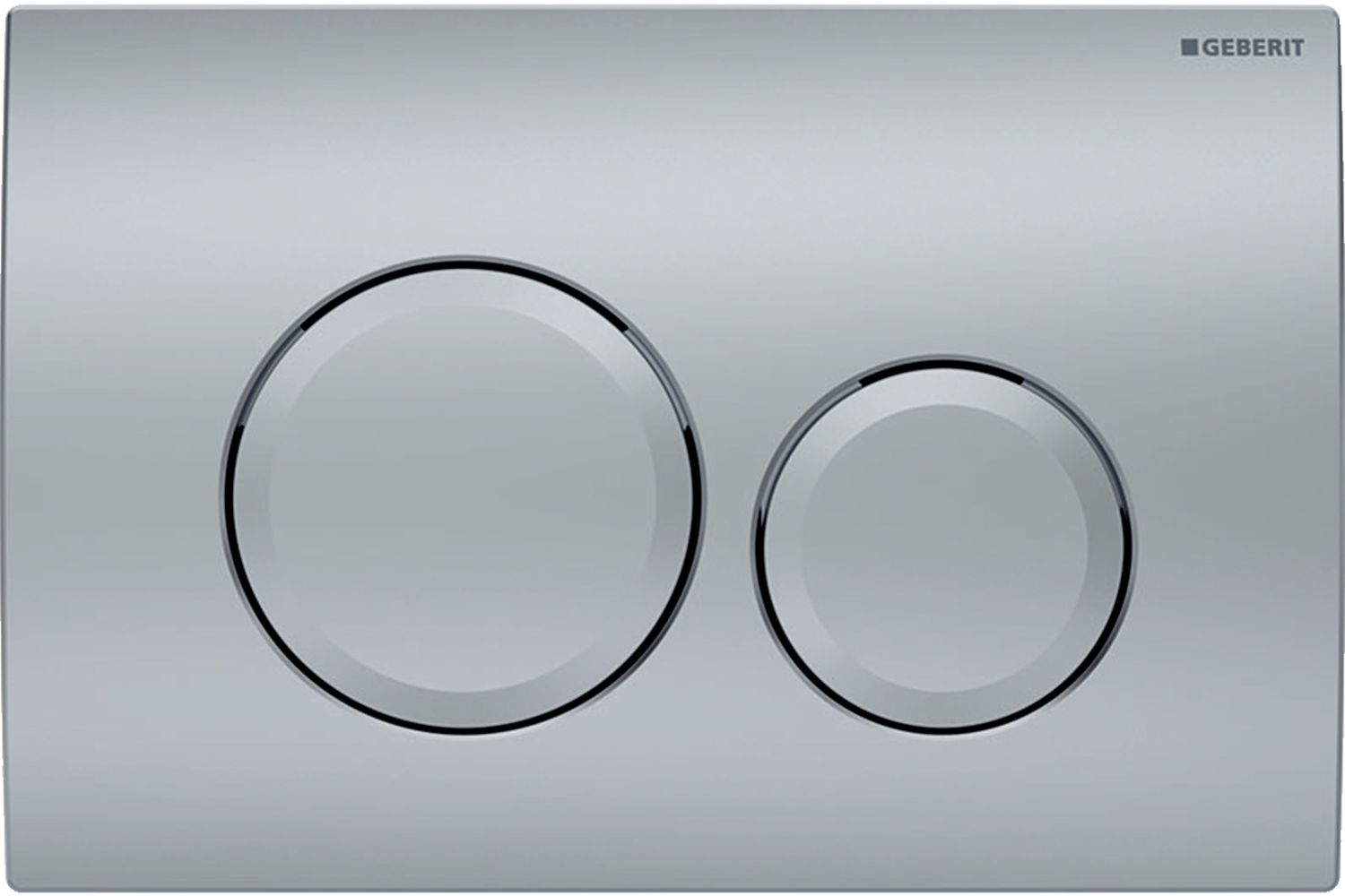 Geberit Delta20 botón de descarga para WC cromo mate 115.127.46.1