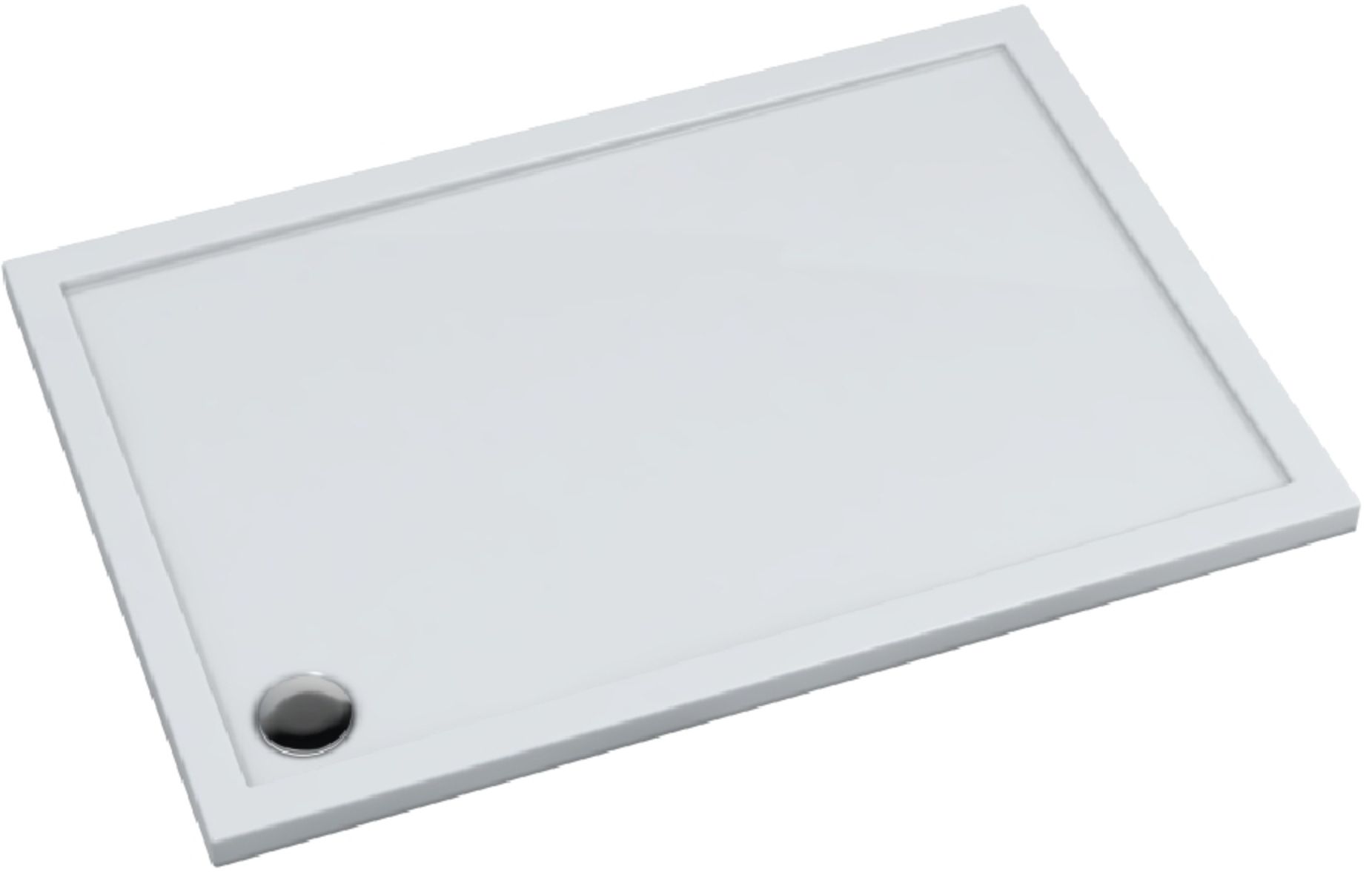 Schedpol Corrina New plato de ducha rectangular 180x75 cm blanco 3.4384