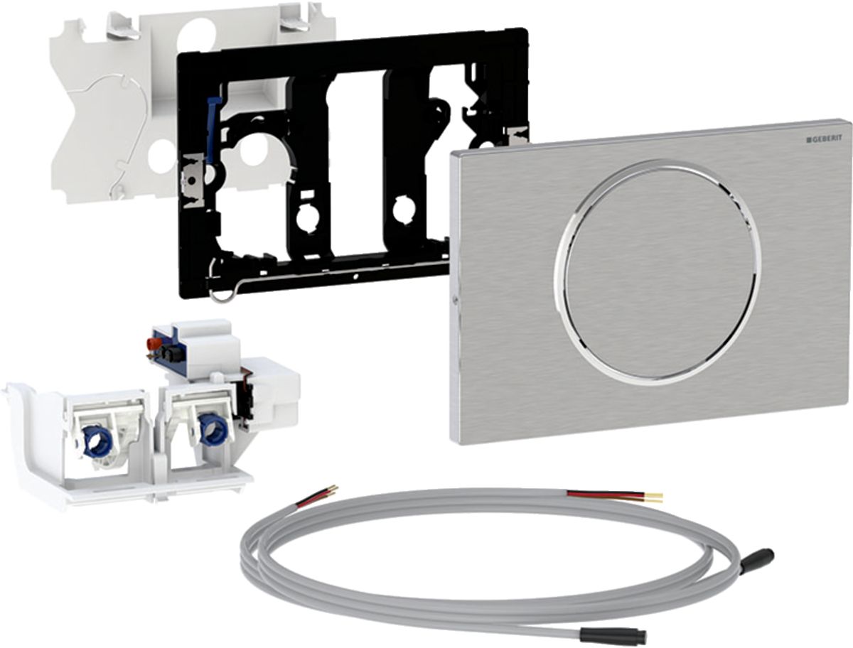 Geberit Sigma botón de descarga para WC acero 115.863.SN.6