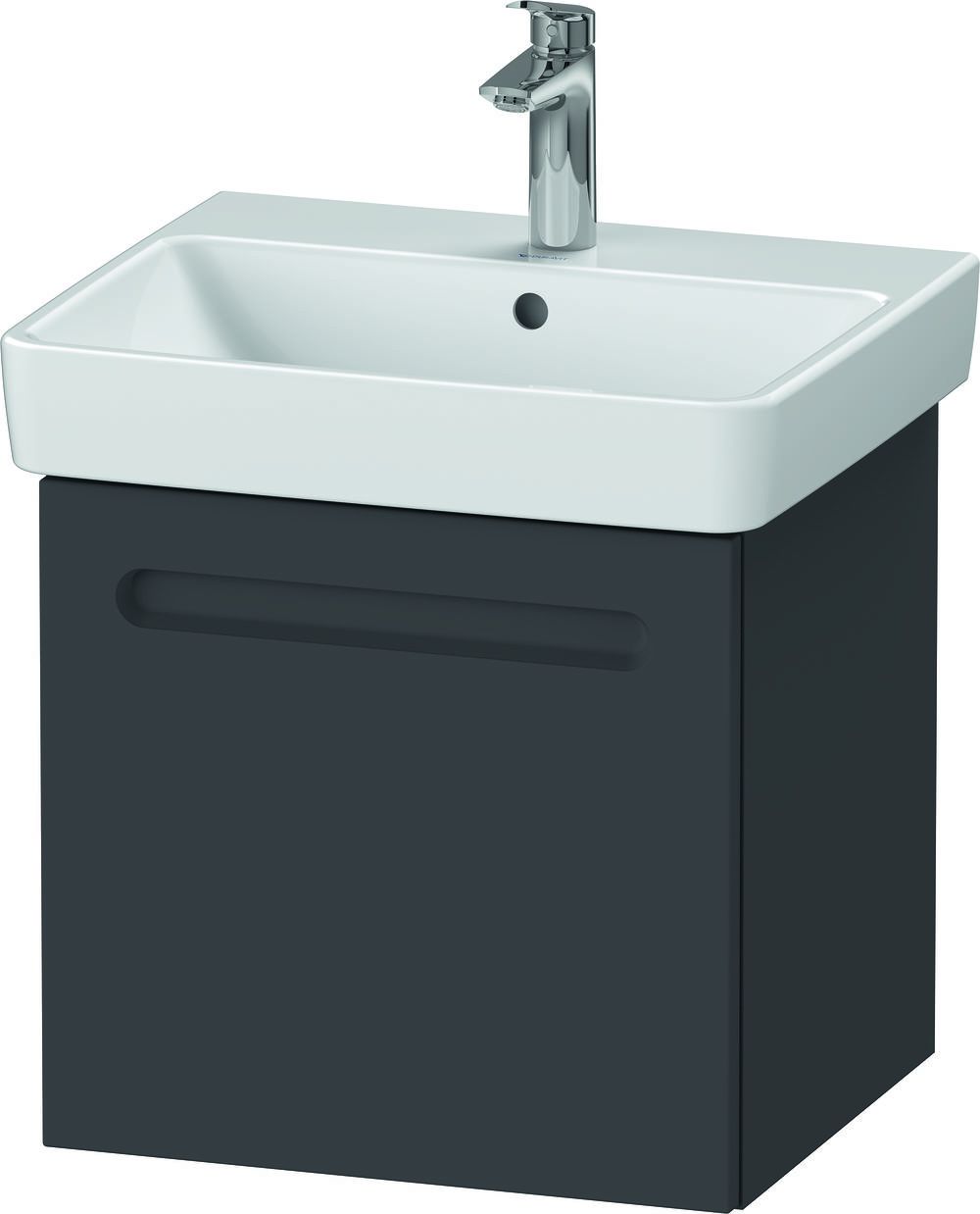 Duravit No. 1 armario 49x42.6x47.8 cm suspendido, para lavabo grafito N14280049490000
