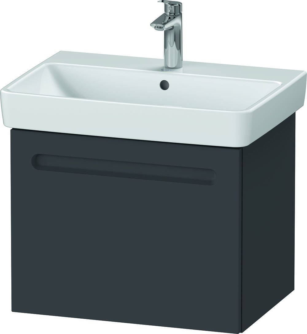 Duravit No. 1 armario 59x42.6x47.8 cm suspendido, para lavabo grafito N14282049490000