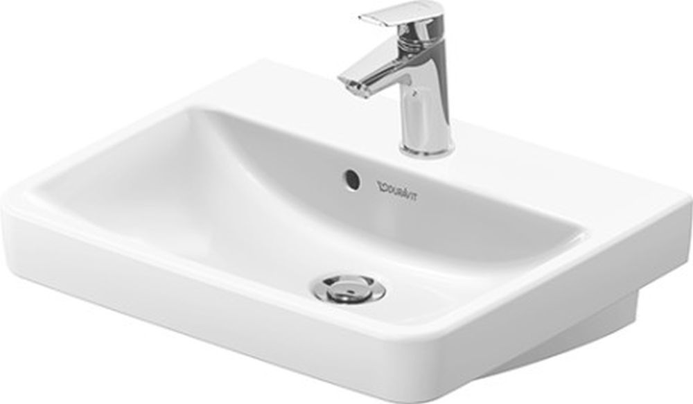 Duravit No. 1 lavabo 50x40 cm rectangular para mueble blanco 07435000002