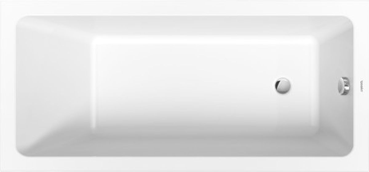 Duravit No. 1 bañera rectangular 160x70 cm blanco 700488000000000