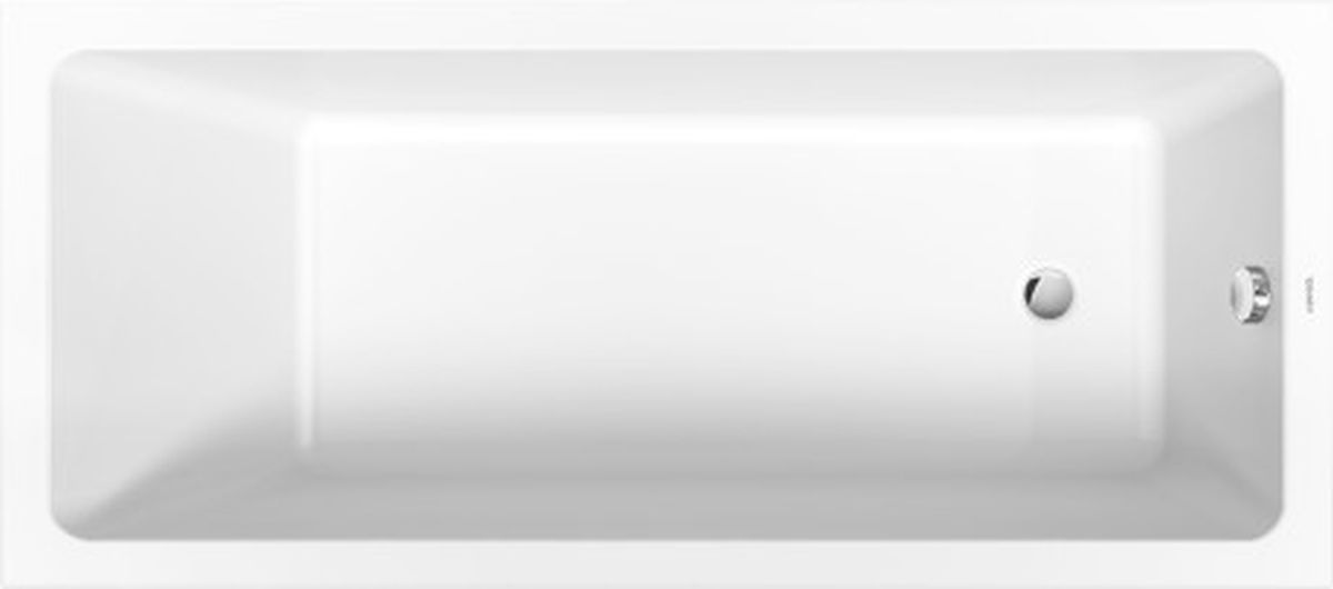 Duravit No. 1 bañera rectangular 170x75 cm blanco 700490000000000
