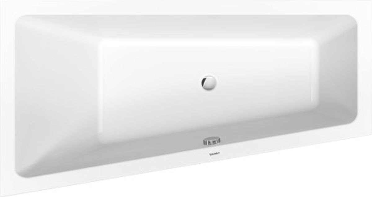 Duravit No. 1 bañera de esquina 160x85 cm izquierda blanco 700506000000000