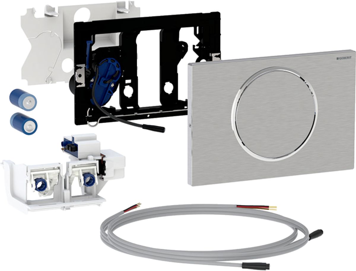 Geberit Sigma botón de descarga para WC acero 115.864.SN.6