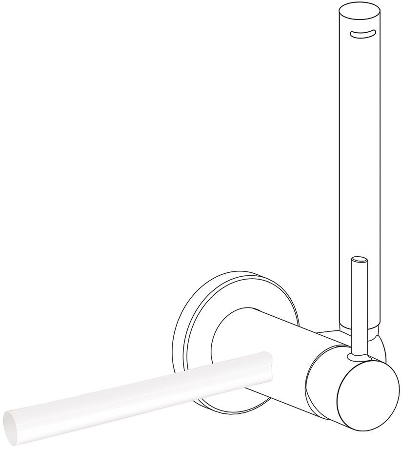 Tres Study Colors toallero blanco 03412401BM