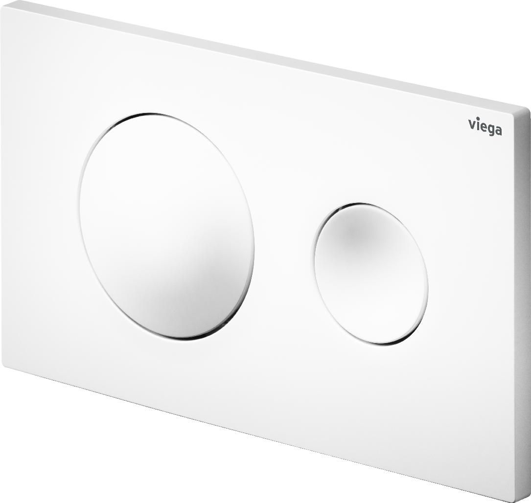 Viega Visign botón de descarga para WC blanco 773793