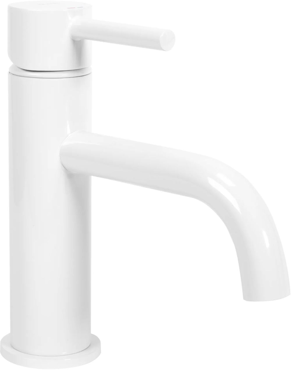 Rea Lungo grifo para lavabo de pie blanco REA-B4401