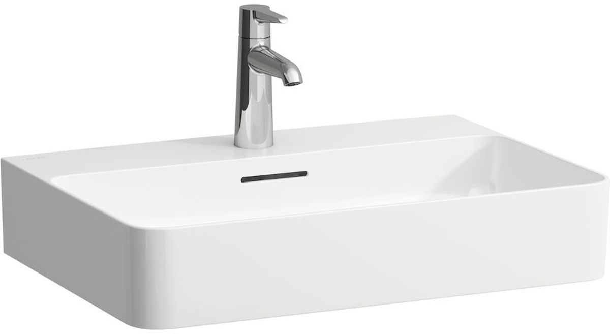 Laufen Val lavabo 60x42 cm rectangular clásico-para mueble blanco brillante H8102830001091