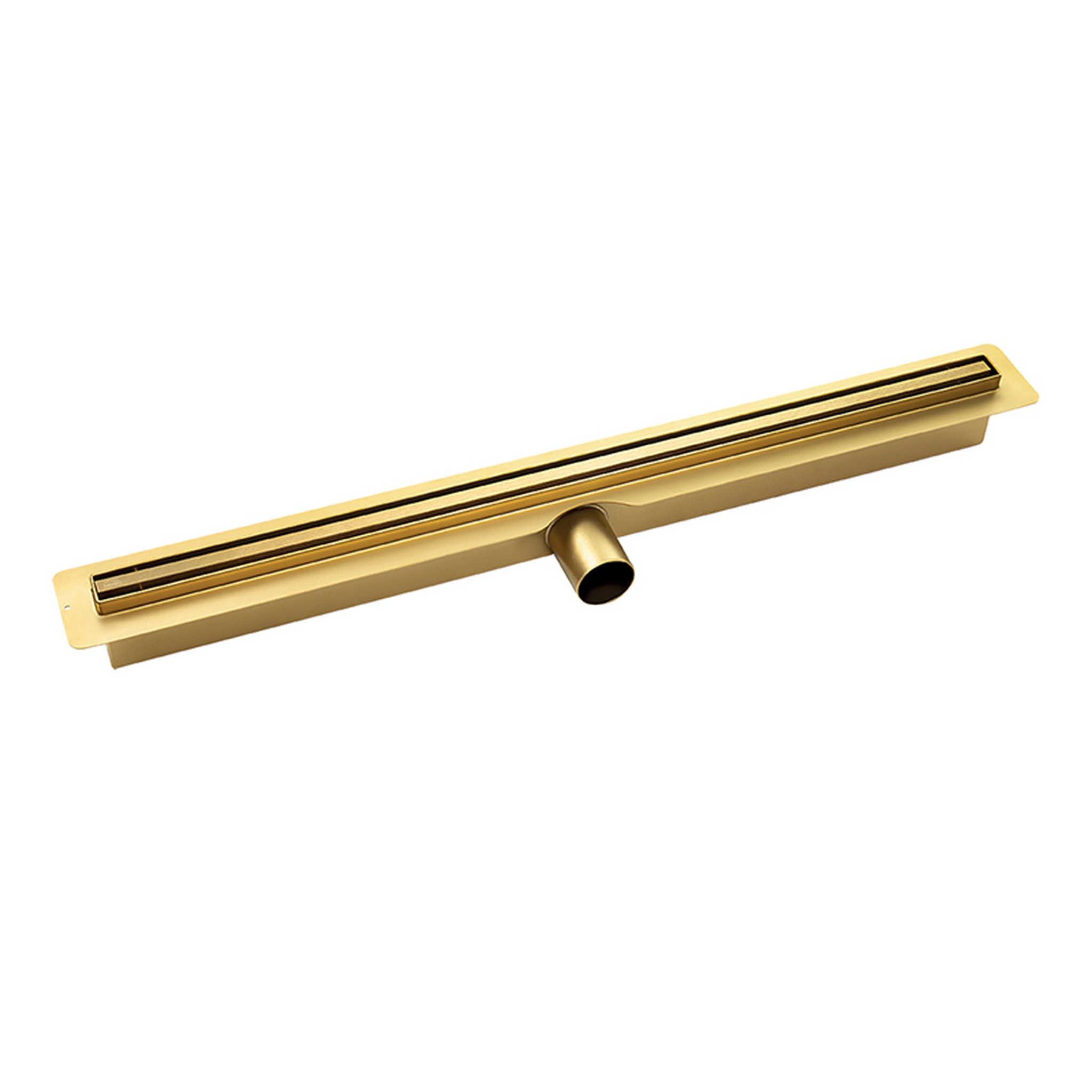 Laveo Slim desagüe lineal con rejilla 90 cm dorado COSG90D