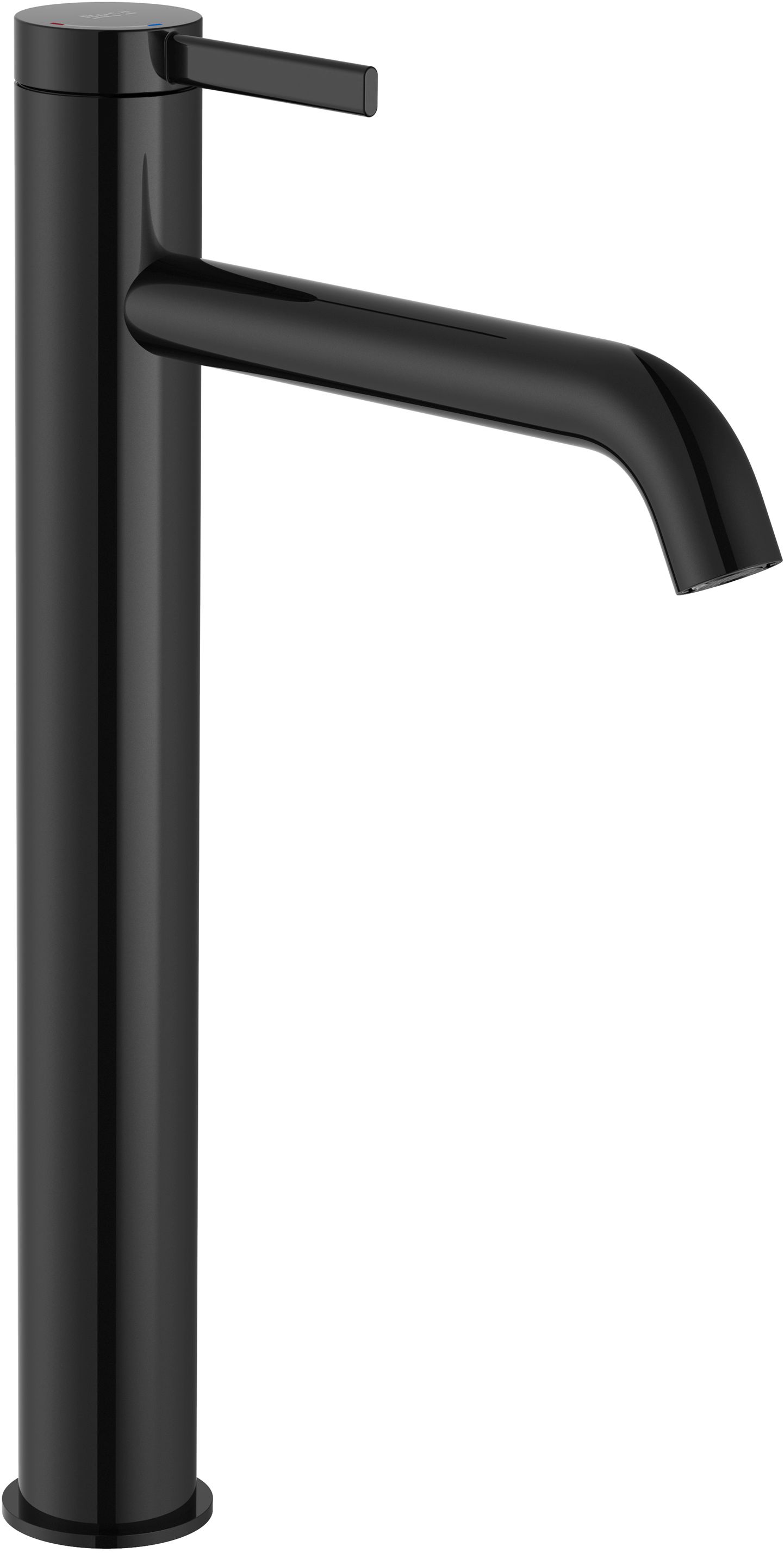 Roca Ona grifo para lavabo de pie negro A5A349ECN0