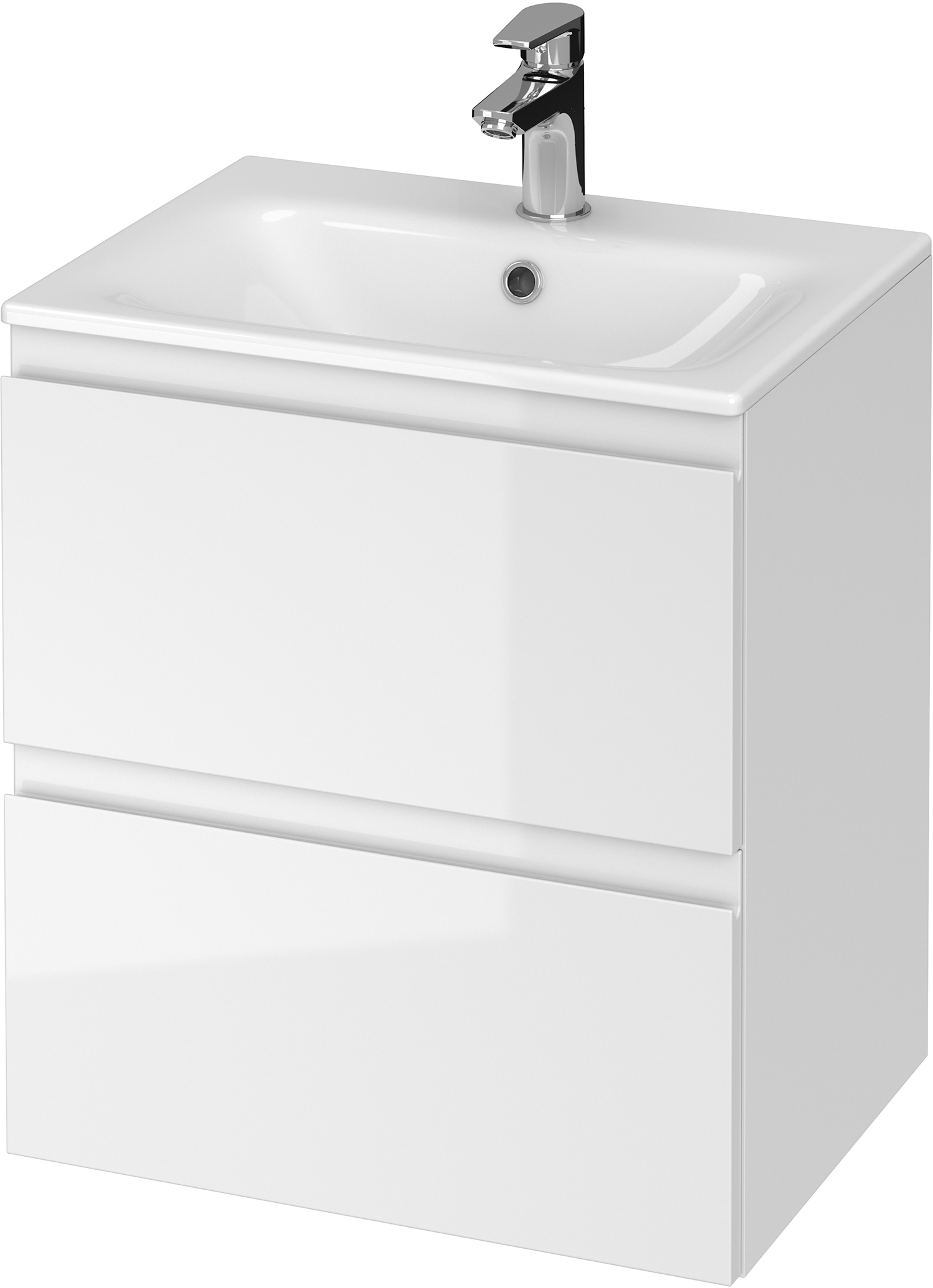 Cersanit Moduo lavabo con mueble 50 cm blanco S801-312-ECO