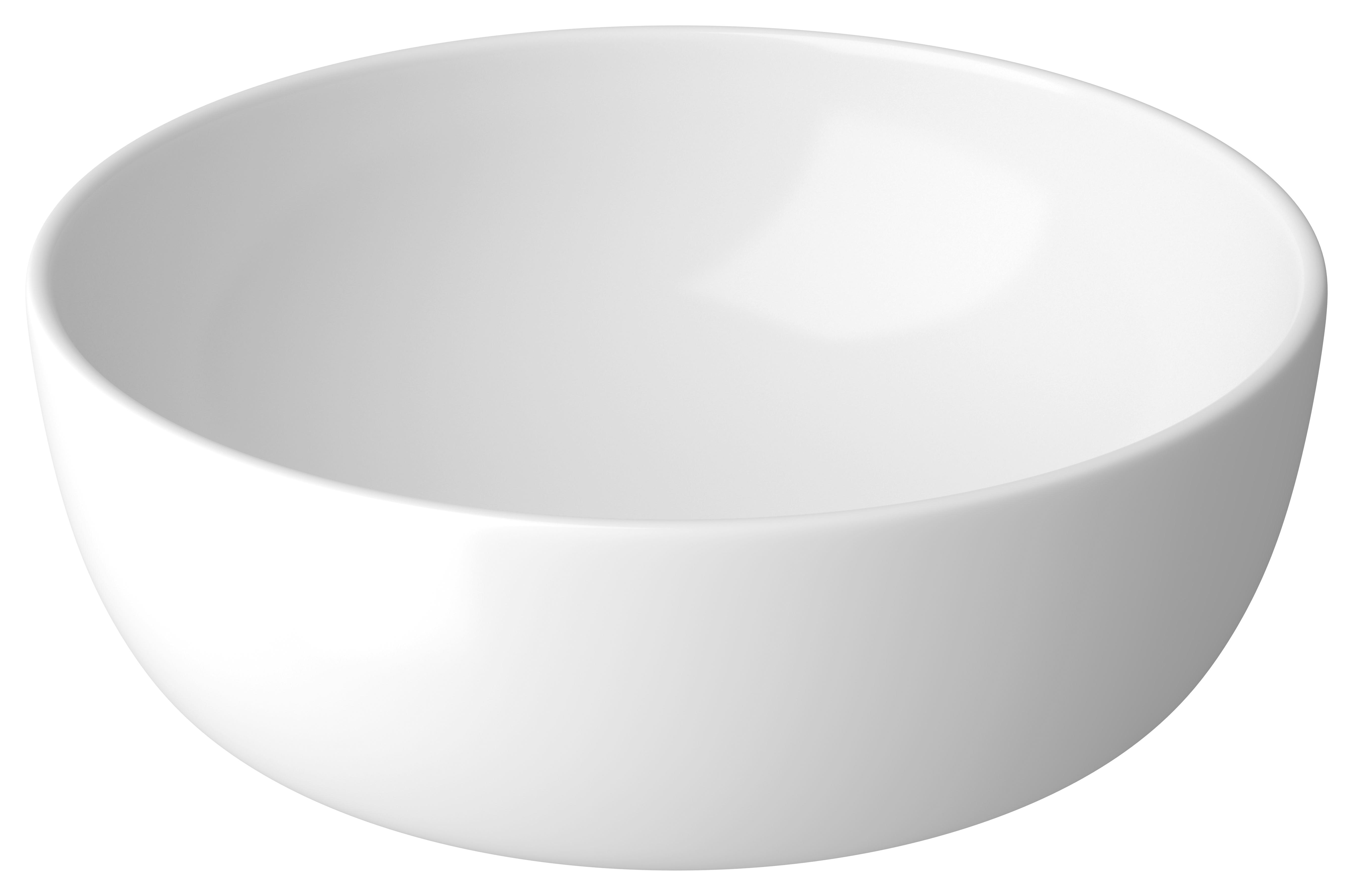 Cersanit Moduo lavabo 40x40 cm circular sobre encimera blanco K116-048-ECO