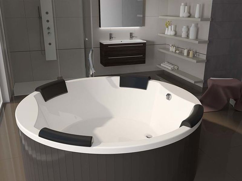 Riho Colorado bañera redonda 180x180 cm circular blanco B038001005