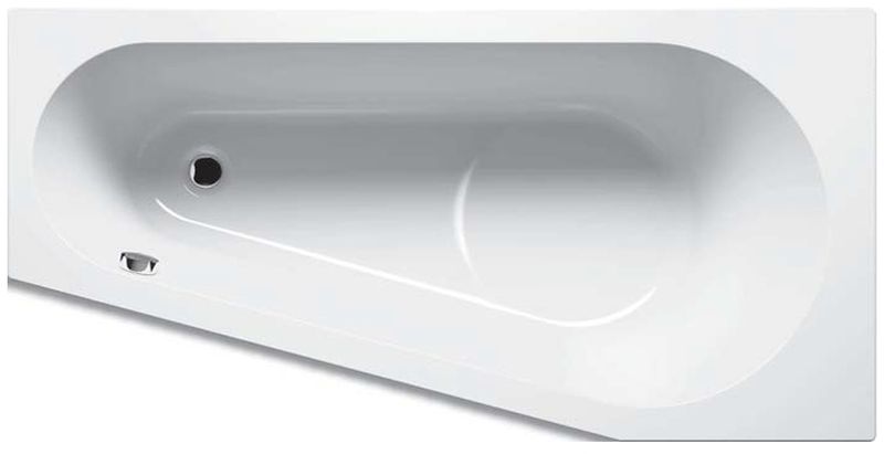 Riho Delta bañera de esquina 160x80 cm izquierda blanco B069001005