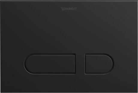 Duravit DuraSystem botón de descarga para WC negro WD5001031000
