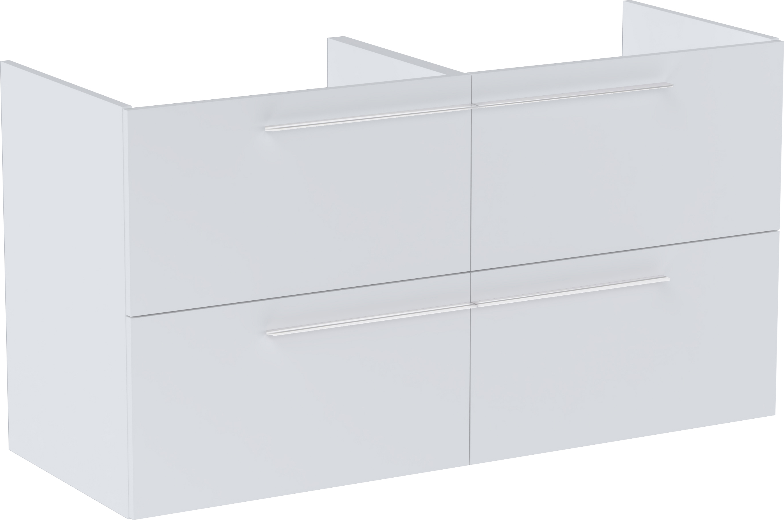 Roca Ella armario 118.5x44.6x63.5 cm suspendido, para lavabo blanco A857772529