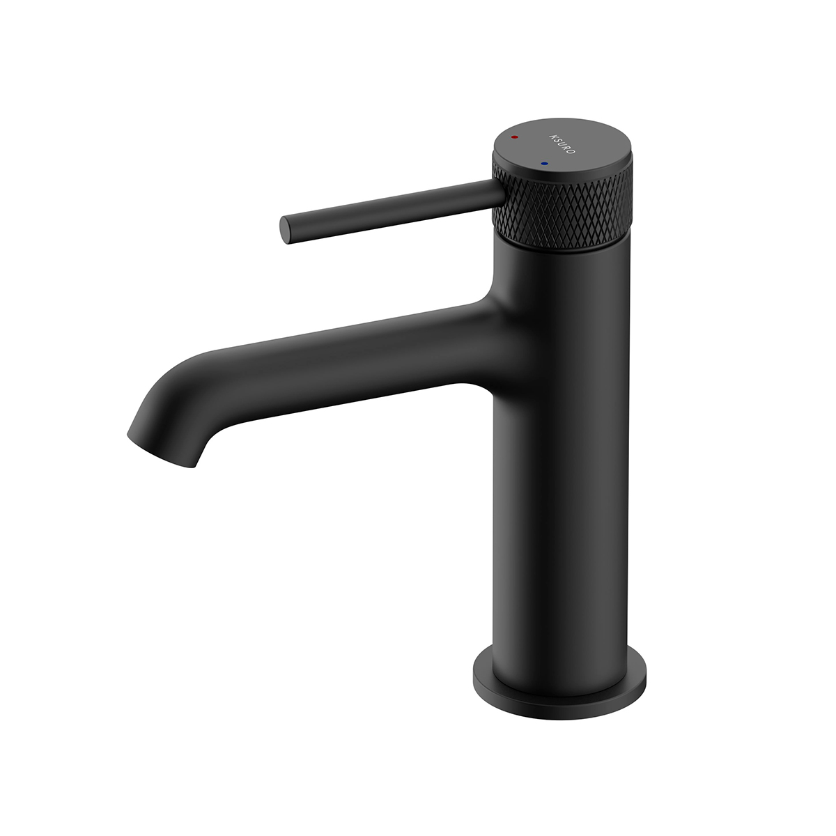 Ksuro 01 grifo para lavabo de pie negro 10000030