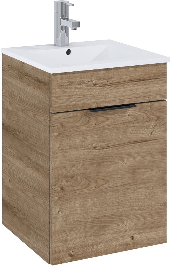 Elita Qubo Plus lavabo con mueble 40.5 cm roble RE020400147050