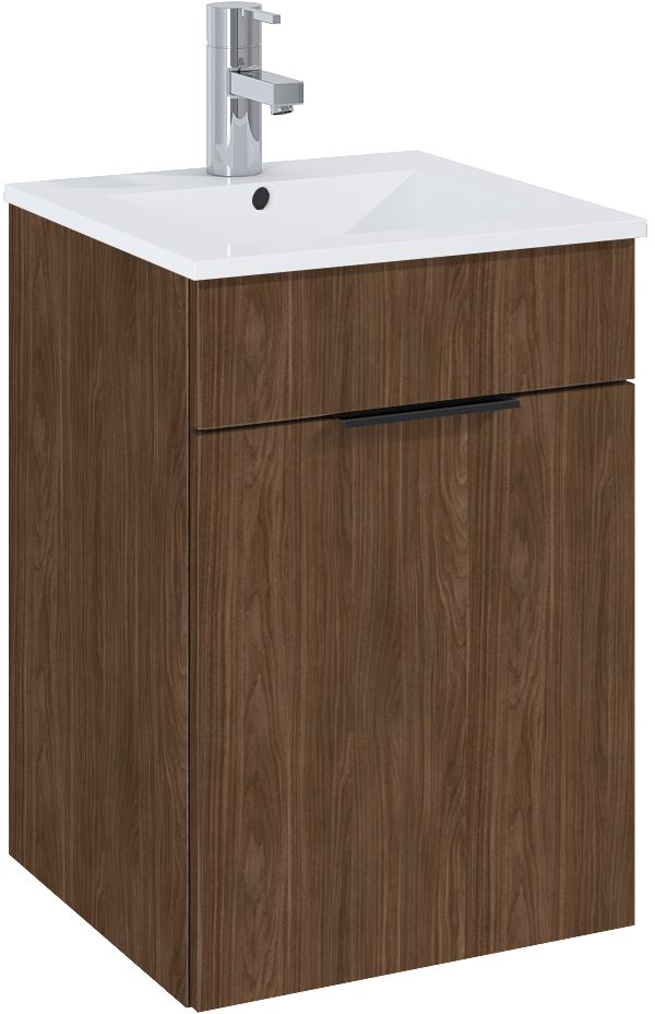 Elita Qubo Plus lavabo con mueble 40.5 cm nogal RE020400147060