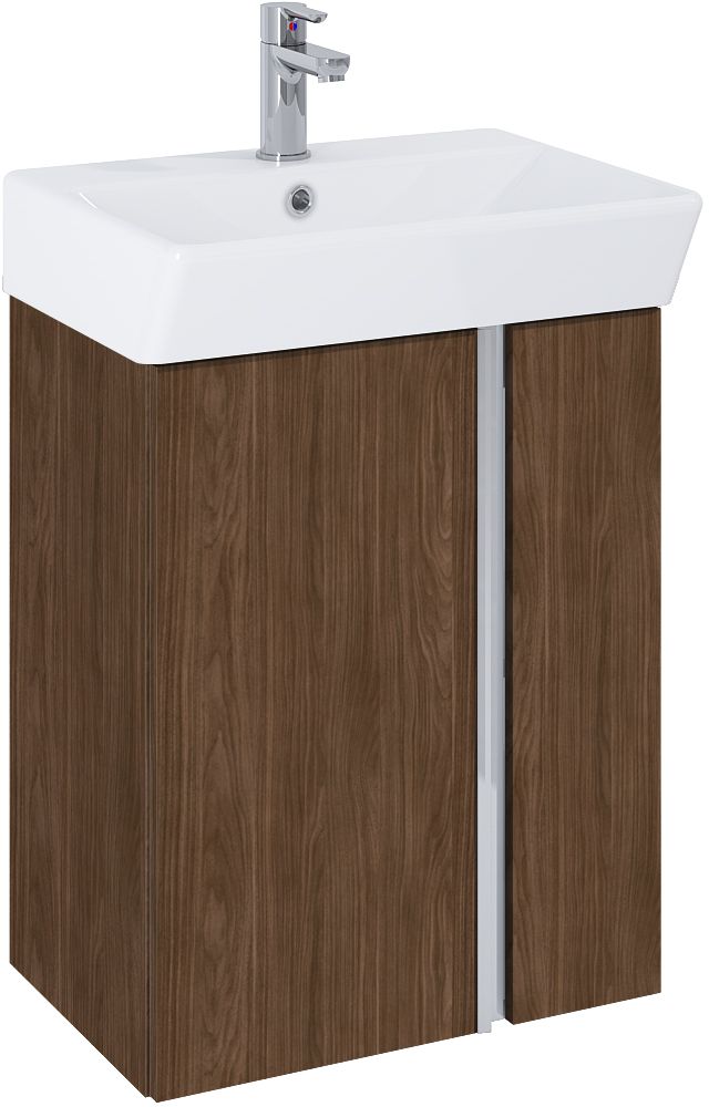 Elita Skye lavabo con mueble 50.5 cm nogal RE020500127060