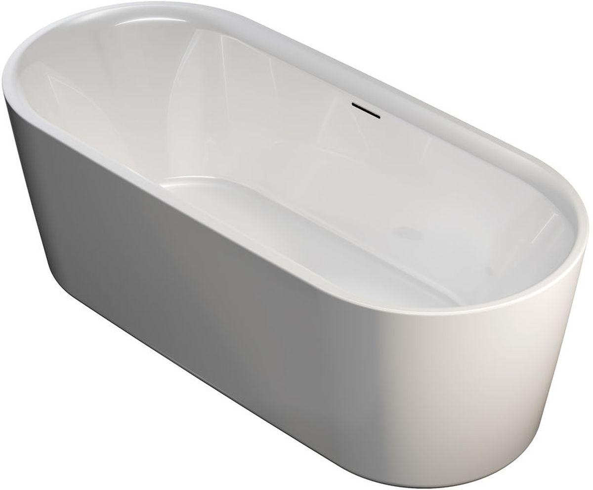 Riho Modesty bañera exenta 170x76 cm oval blanco B090001005