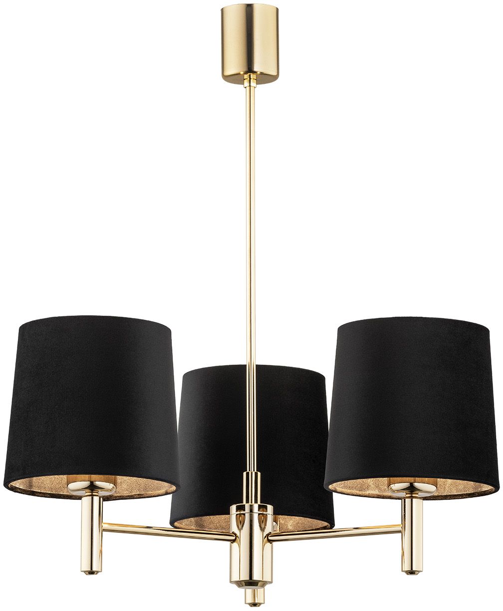 Argon Ponte Plus lámpara de techo 3x15 W negro-latón 6111