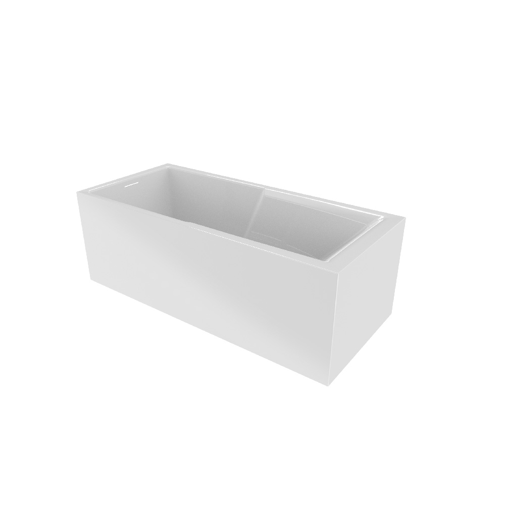 Riho Still Shower Plug&Play bañera con carcasa 180x80 cm blanco B103009005