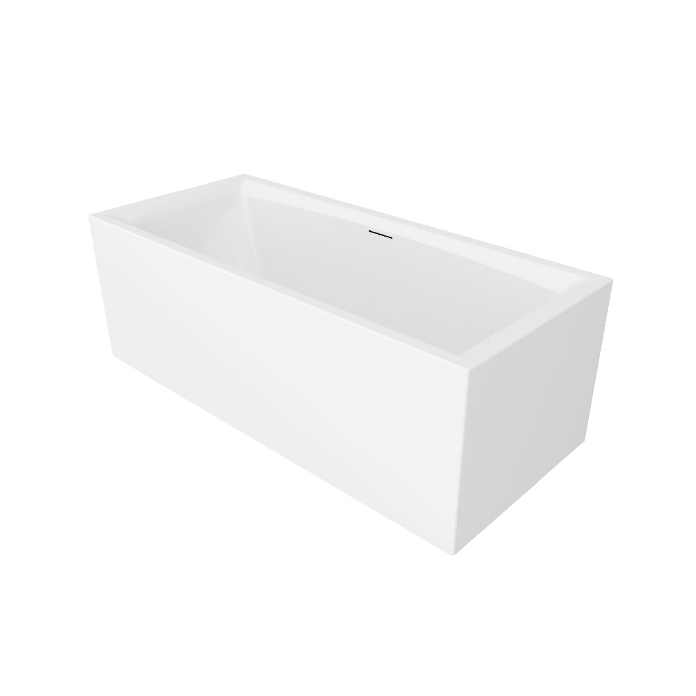 Riho Still Square Plug&Play bañera con carcasa 180x80 cm blanco B099030005