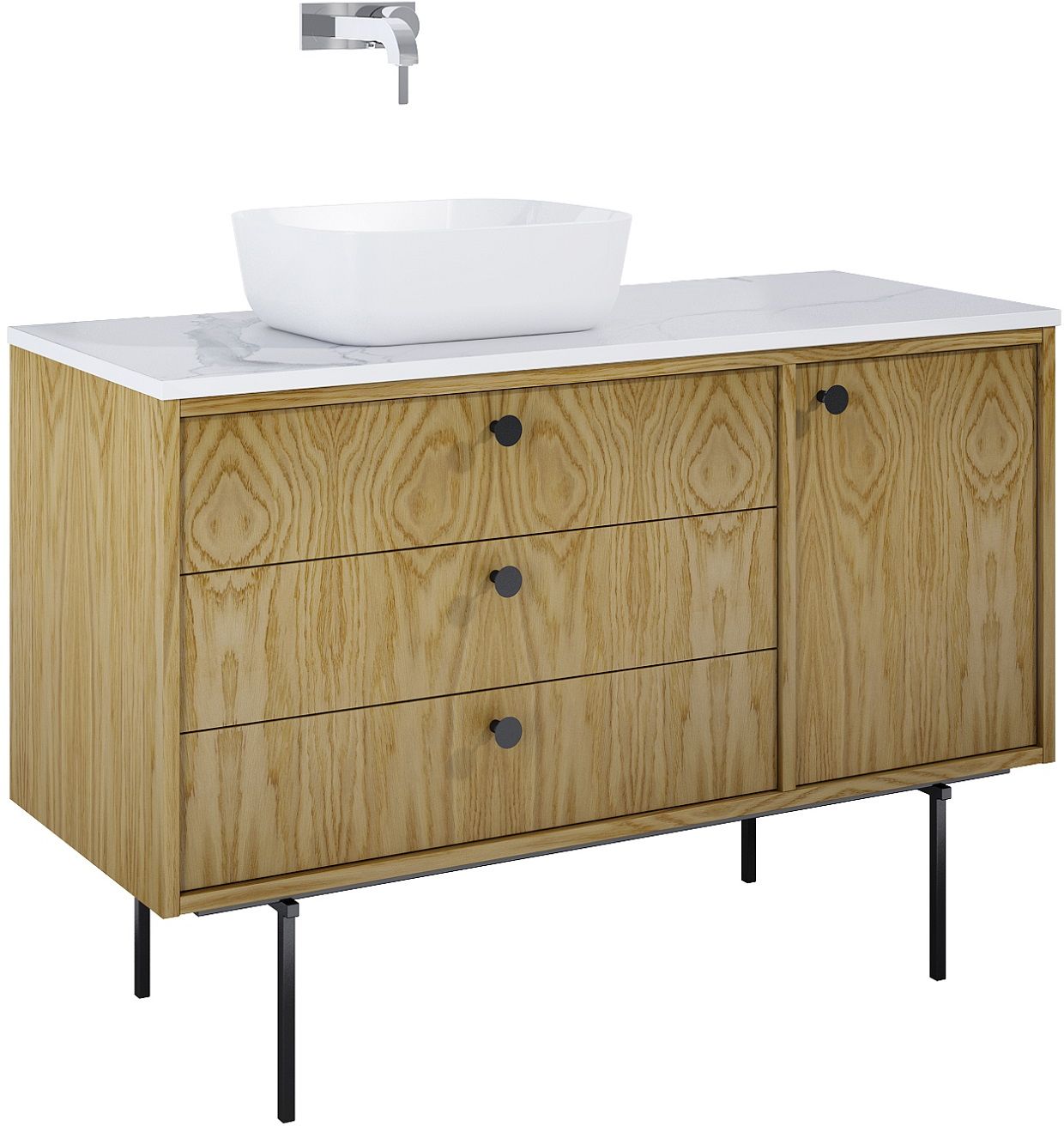 Elita Legacy armario 120x45.6x54 cm suspendido, para lavabo roble RE011200096690