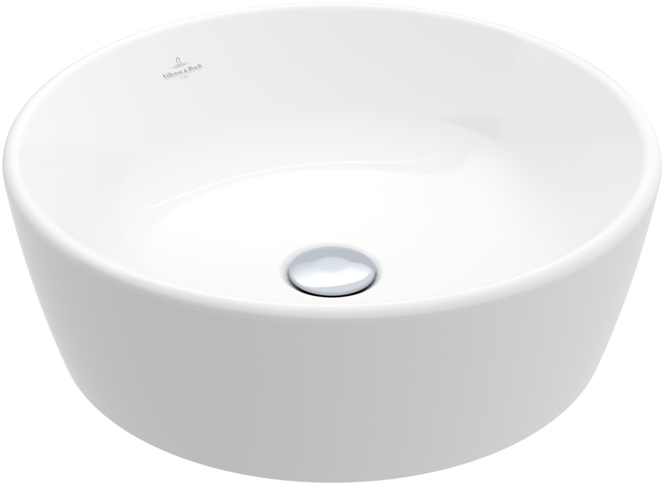 Villeroy & Boch Architectura lavabo 45x45 cm circular sobre encimera blanco 5A254501