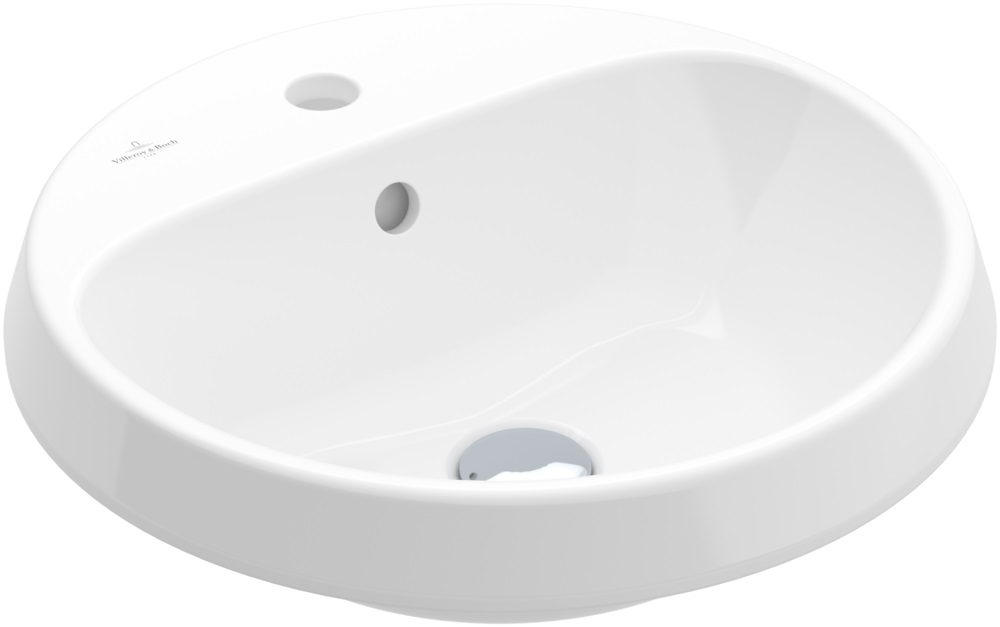 Villeroy & Boch Architectura lavabo 45x45 cm circular empotrado blanco 5A6545R1