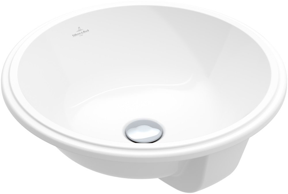 Villeroy & Boch Architectura lavabo 40x40 cm circular bajo encimera blanco 5A7545R1