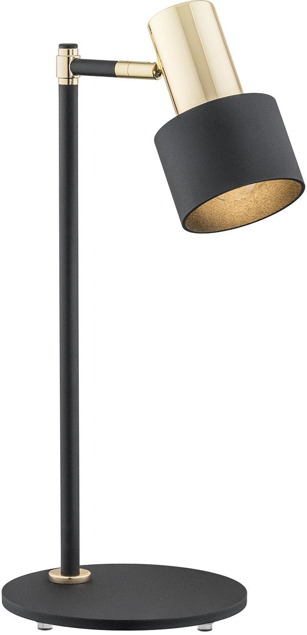 Argon Doria lámpara para escritorio 1x15 W negro-latón 4257