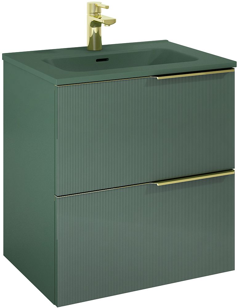 Elita Soho armario 60x45.3x63.5 cm suspendido, para lavabo verde RE010604047010