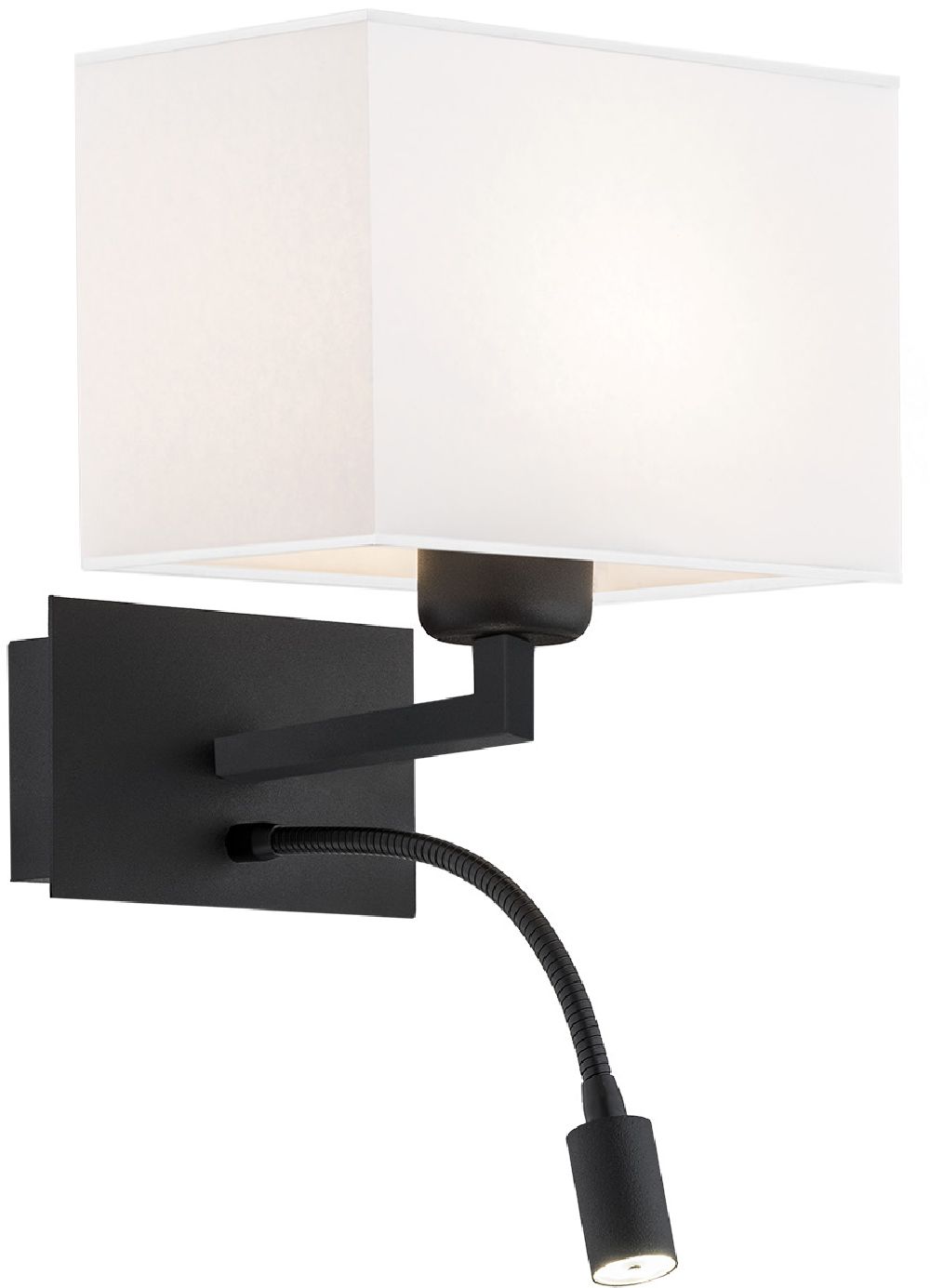 Argon Hilary lámpara de pared 2x15 W blanco-negro 868