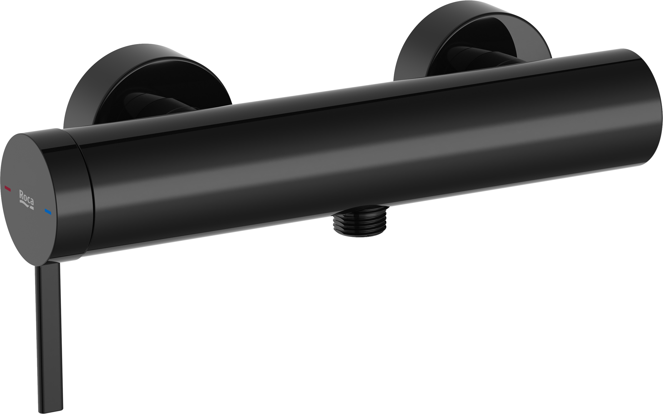 Roca Ona grifo para ducha a pared negro A5A219ECN0